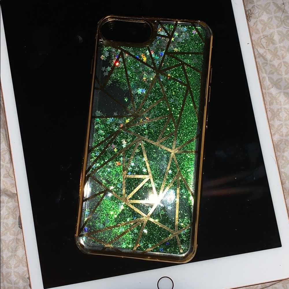 Cute sparkly glitter iPhone 8 Plus case